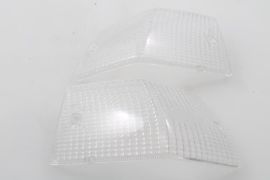 Blinker glasses kit rear white (pair) incl. E-norm Vespa PX
