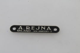 Schriftzug Emblem Sitzbank "A.Rejna" 62x12mm Vespa