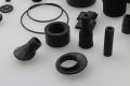 Rubber parts kit black Vespa Sprint