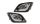 Blinker Kit SIP hinten links /rechts, für Vespa GTS/GTS Super/GTV 125-300ccm (`14-),  klar,  inkl. Leuchtmittel,  Blinklicht Sockel: LED,  mit E-Nummer, mit LED Positionsleuchten