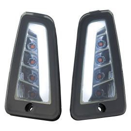 Blinker Kit SIP vorne links /rechts, für Vespa GTS/GTS Super/GTV/GT 60/GT/GT L 125 -300ccm, getönt  inkl. Leuchtmittel,  Blinklicht Sockel: LED,  mit E-Nummer, mit LED Positionsleuchten