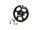 Gear change roller -BGM Pro made by JJP, QUICK ACTION- Lambretta LI (series 3 since 1966), LIS (since 1966), SX, DL, GP - black anodised