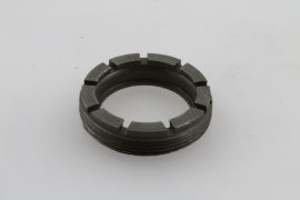 Crown nut rear wheel bearing ØI=37mm, ØA=49mm, Schlitze=9 Vespa VNA, VNB, VBA, VBB, GL, Sprint, GTR