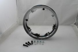 Wheel rim 2.10-10 Zoll tubeless alloy polished "FA Italia" Octopus Lambretta Li1, Li2, Li3, LiS, SX, TV, GP & dl