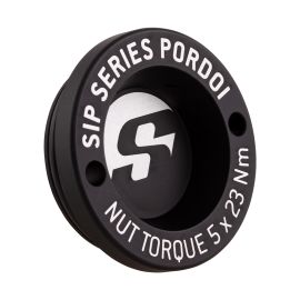Staubschutzkappe für SIP PORDOI Felge, SIP 13 Zoll  für Vespa GTS/GTS Super/GTV/GT 60/GT/GT L 125-300ccm  Aluminium CNC, schwarz matt eloxiert, 0-teilig,