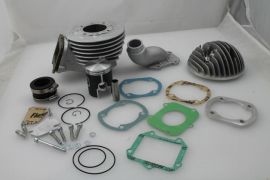 Cylinder kit 125cc "Parmakit" W-Force for 51mm stroke 97 or 105mm rod with 30mm manifold 55mm piston 2 exhaust ports Vespa V50, PV