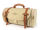 Koffer - Tasche (klein) für Gepäckträger (alternative zum Topcase) -MOTO NOSTRA Classic waxed canvas 330x190x180mm- passend für z.B. Vespa, Lambretta, GTS 125-300, GTV, LX/LXV, ET4, S50-150, Sprint, Primavera - 10 Liter - beige