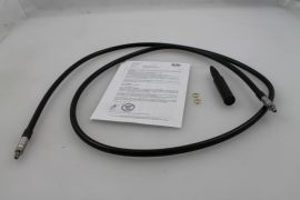 Brake hose steel flex Spiegler Vario black 1200mm Vespa & Lambretta