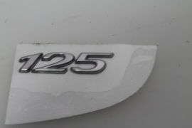 Badge "125" original Piaggio Vespa Primavera, Sprint