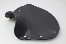 Cover single saddle front black Lambretta Li1, Li2, Li3, LiS, SX, TV, GP & dl