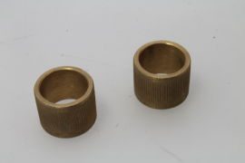 Pair of bronze bushes for lower fork covers Lambretta D, LD, F ab. 1955