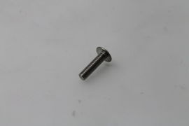 Screw M5x20 inner allen with collar stainless steel A4
