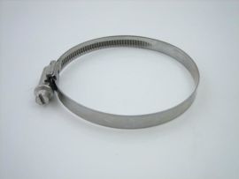 Hose clamp inlet manifold stainless 60-80mm 9mm with bent edges