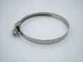 Hose clamp inlet manifold stainless 60-80mm 9mm with bent...