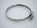 Hose clamp inlet manifold stainless 60-80mm 9mm with bent edges